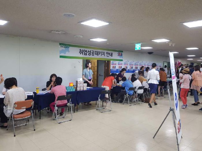 입구에 들어서니 취성패(취업성공패키지)기관에서 안내를 도와드리고 있네요^^